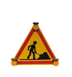 Lampe de chantier solaire sur panneaux AK5 face