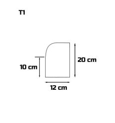 Bordure T1 dimensions