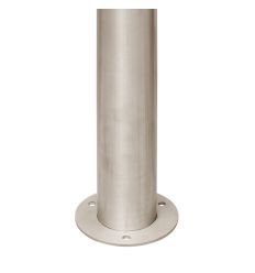 potelet extérieur inox sur platine