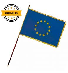 Drapeau Européen Intérieur Premium en Decotex