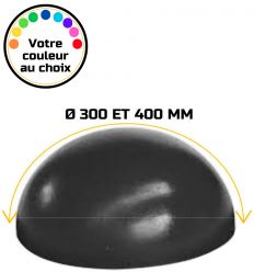 Borne anti-stationnement demi-sphère en fonte diamètre 300 et 400 mm