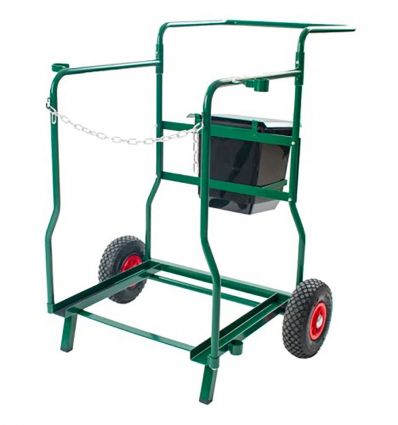 Chariot de cantonnier simple conteneur sans accessoire