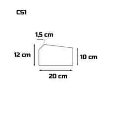 Caniveau CS1 en béton dimensions
