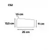 Caniveau CS2 en béton dimensions