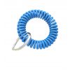 Bracelet Spiral Élastique Bleu sans plaque numérotée 