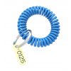 Bracelet Spiral Elastique Bleu pour Casiers Plaque Numérotée