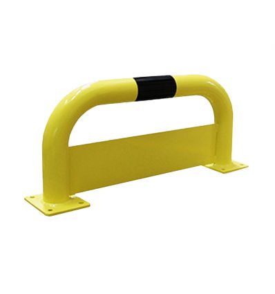 Arceau de protection industrielle avec plaque anti-encastrement