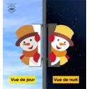 Photo : Décor de bonhomme de neige rétroréfléchissant