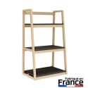Photo : Présentoir Fleuriste Échelle en Bois Noir