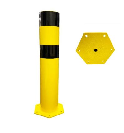 poteau de protection jaune et noir Ø 273 mm entrepôt poteau de protection jaune et noir Ø 273 mm entrepôt