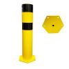 poteau de protection jaune et noir Ø 273 mm entrepôt