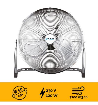 ventilateur industriel au sol Ø 50 cm points forts