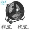 Ventilateur industriel gros débit sur roues avec kit brumisateur