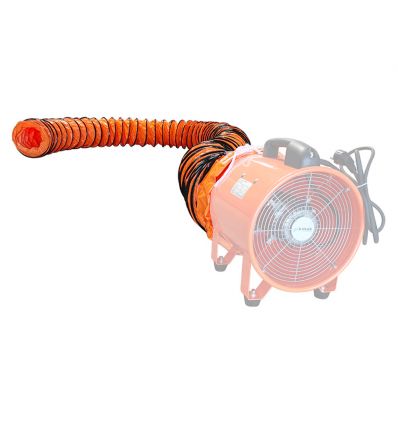 Ventilateur extracteur de chantier mobile gainable