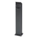 Photo : Cendrier colonne avec ou sans poubelle Argent antique - Cendrier 2 L