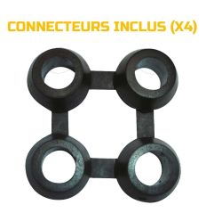 4 connecteurs pour caillebotis offerts