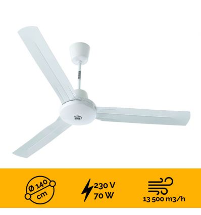 Ventilateur plafond industriel Ø 140 cm