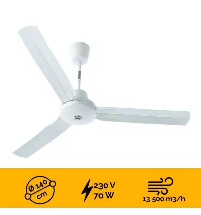 Ventilateur plafond industriel Ø 140 cm