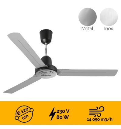 Destratificateur d'air industriel à pales pour environnement agressif