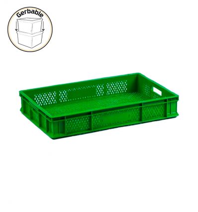 Caisse ajourée pour fruit et légume 18L