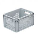 Photo : Bac de rangement pour assiettes Bac ajouré - 400 x 300 x 220 mm - Sans