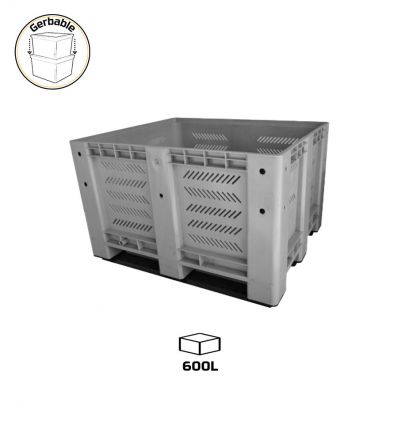 Caisse palette plastique 600L