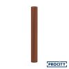 Potelet carrefour peint corten Ø 114 mm