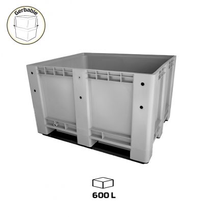 Caisse palette plastique 600L