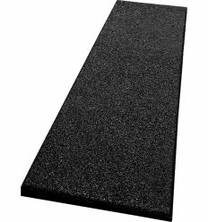 Bordure chanfreinée salle de sport - 1000 x 250 mm - droit