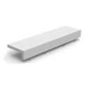 Photo : Banquette urbaine béton design Sans option