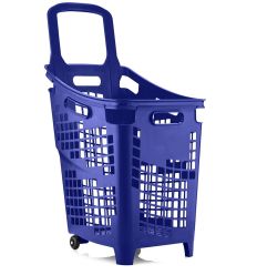 Panier Magasin 65L Bleu Marine