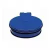 Support de sac poubelle bleu avec couvercle