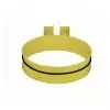 Support de sac poubelle jaune sans couvercle
