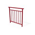 Photo : Barrière de ville à barreaux L.1000 mm ou L.1500 mm 1000 mm - Rouge pourpre RAL 3004 - À sceller
