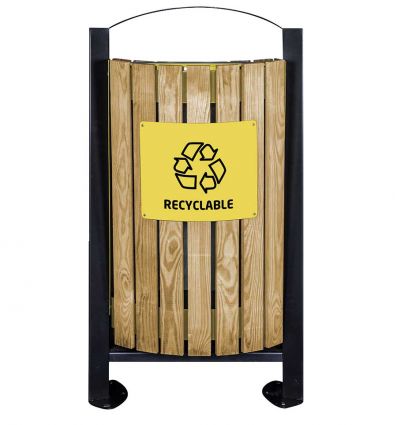 Poubelle de Tri Extérieur pour Espaces Verts