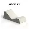 Chaise longue mobilier urbain en béton modèle 1
