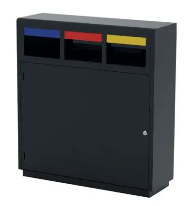 Station extérieure de tri sélectif 3x40L