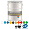 Enduit à froid blanc certifié et 7 couleurs différentes