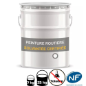 Photo : Peinture Routière Solvantée Blanche Certifiée sans toluène 5 kg - Peinture seule