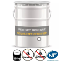 Photo : Peinture routière solvantée blanche certifiée sans toluène et sans chlore Peinture seule