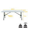 table pliante 200 cm