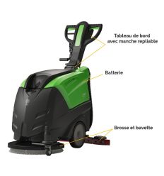 Autolaveuse Autotractée ou Semi-tractée ICA CT46 caractéristiques
