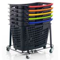 Photo : Porte Panier de Magasin Pour panier 22L