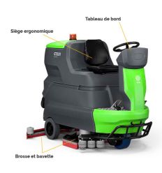 Autolaveuse autoportée ICA CT231 caractéristiques