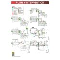 Photo : Plan d'intervention Plan d'intervention 2 niveaux (format A3) - PVC - Aucune