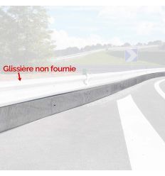 glissière de sécurité moto