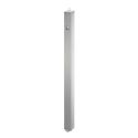 Photo : Borne escamotable manuelle en inox carrée Amovible avec cylindre