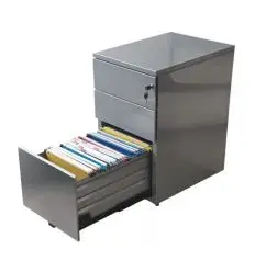 Caisson hauteur bureau métal