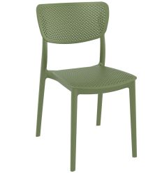chaise de terrasse professionnel vert olive