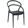 chaise de terasse pour restaurant couleur noir